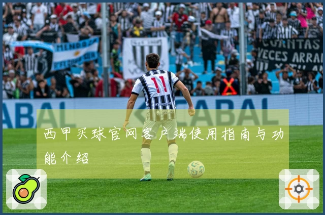 西甲买球官网客户端使用指南与功能介绍